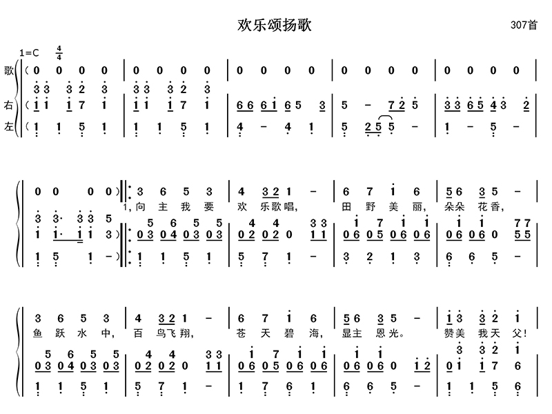 欢乐颂扬歌