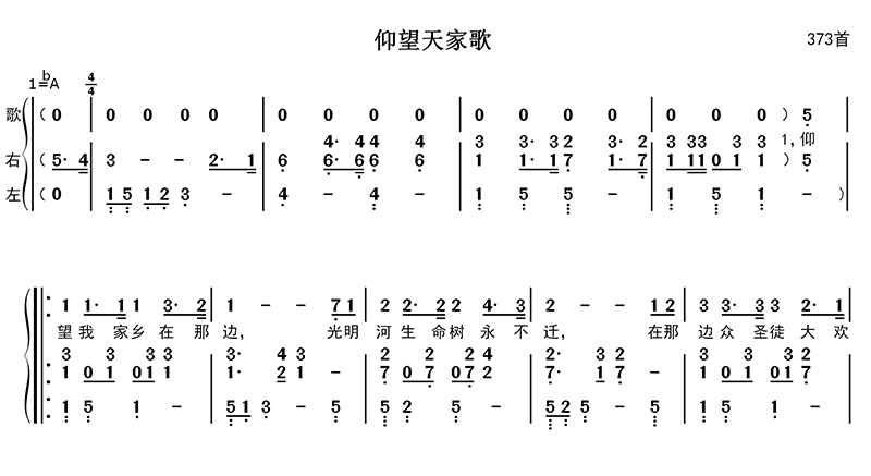 仰望天家歌
